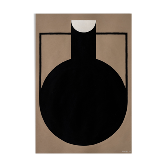 Silhouette of a vase 01