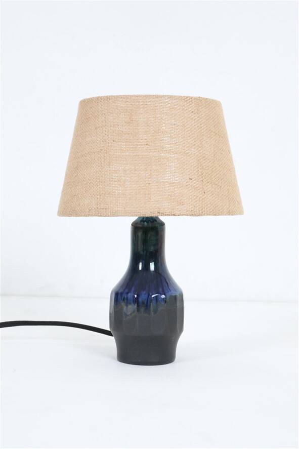 Danish mid-century ceramic table lamp by Ernst Nielsen / Faxe / 1960s / 1970s