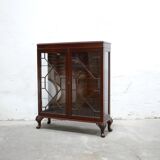 Old English wooden showcase