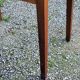 Oak writing table with spindle legs, early 20th century