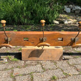 Vintage school coat rack