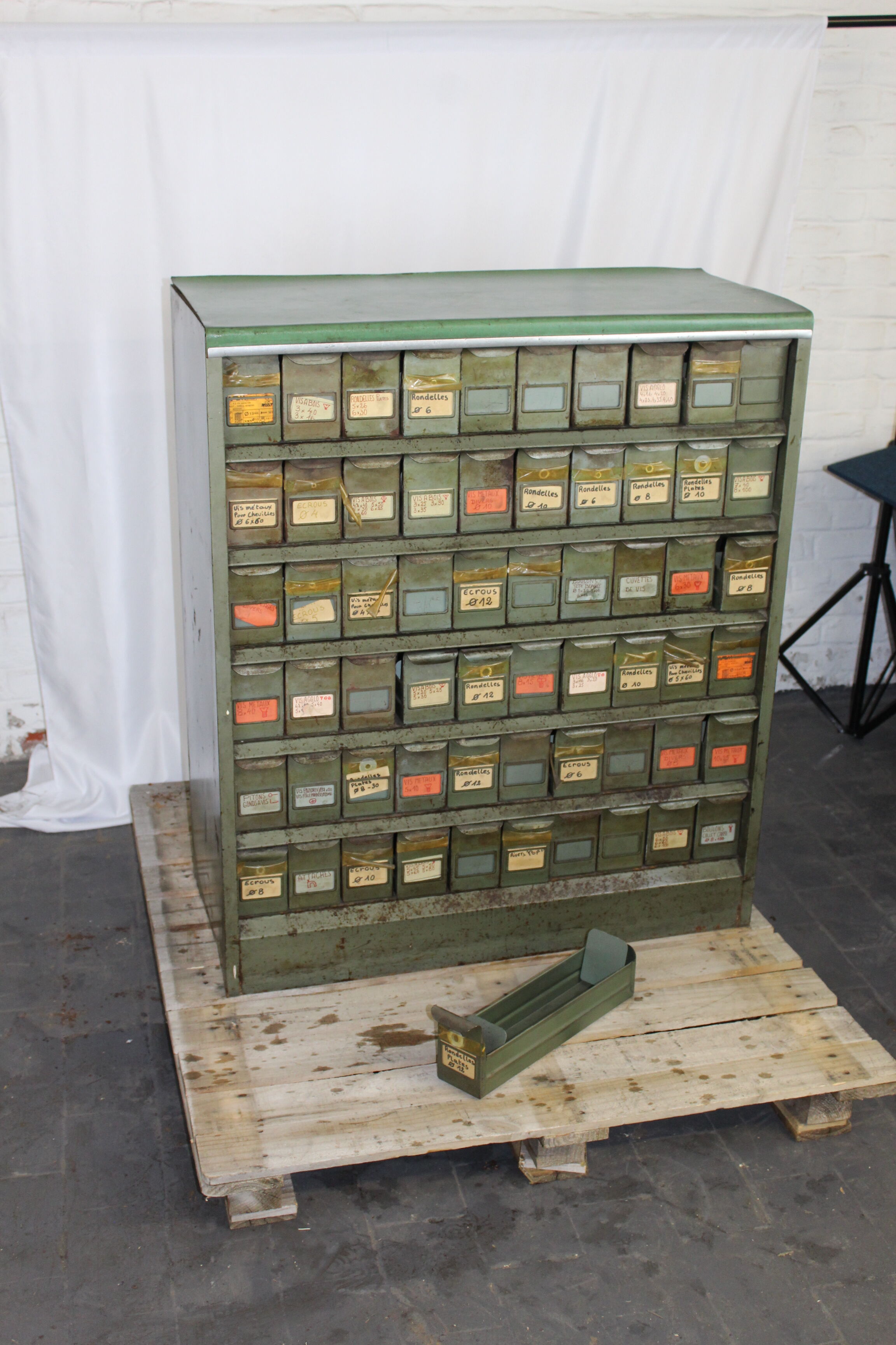 Antique metal furniture, industrial furniture