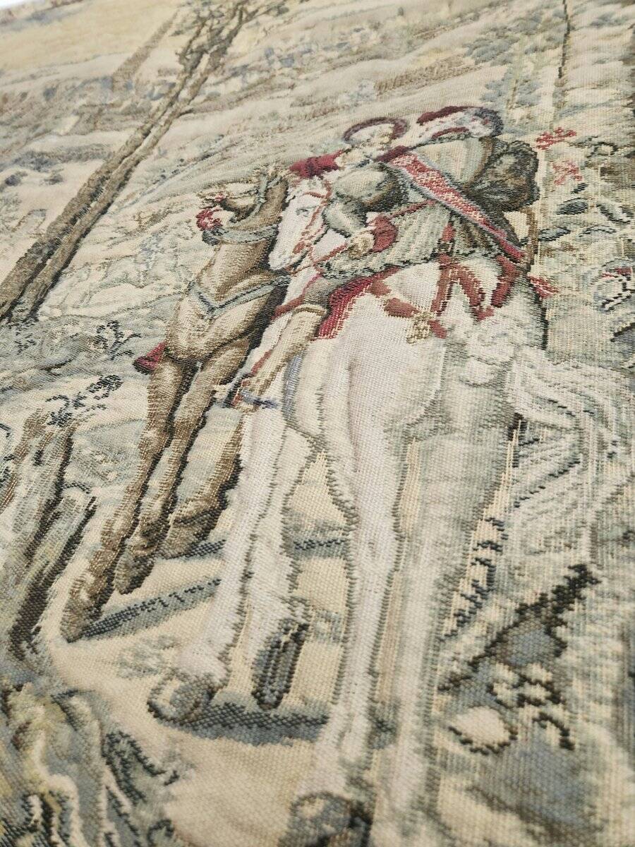 Medieval Hunts of Maximilian wool Jacquard tapestry gobelin Brussels