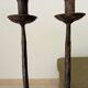 Pair of brutalist / minimalist candlesticks from the 60s