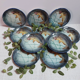 Vintage fish plate service
