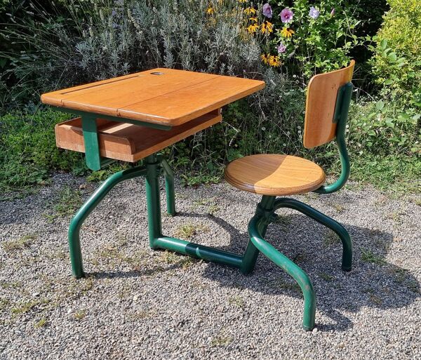 Bureau écolier prouvé année 50
