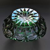 Baccarat cut crystal basket