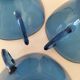 set of three blue Vereco cups