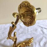 Art Deco brass wall lamp