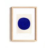 Painting duo on paper - zoé and neo - majorelle blue - signed Eawy