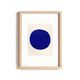 Painting duo on paper - zoé and neo - majorelle blue - signed Eawy