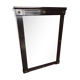 Miroir en palissandre 92x67cm