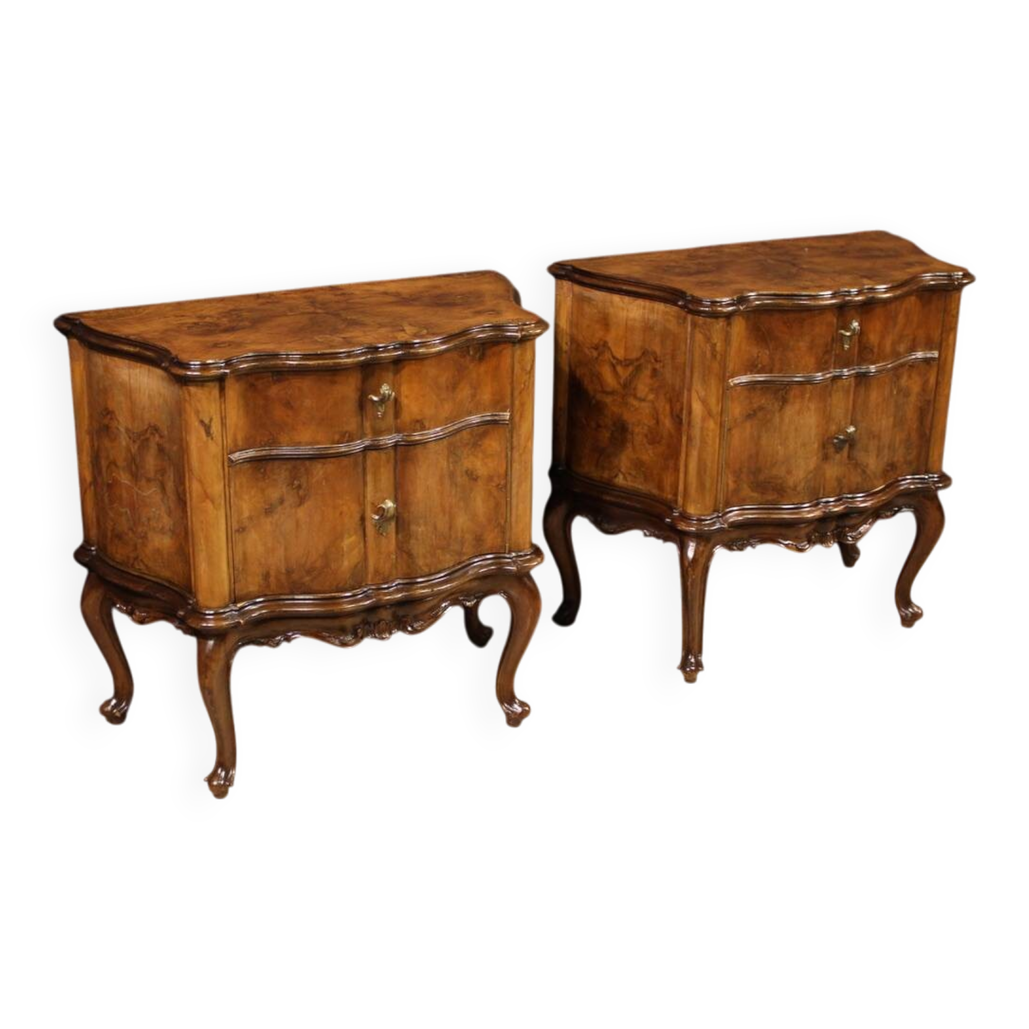Pair of 20th-century Venetian bedside tables