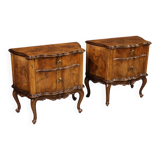 Pair of 20th-century Venetian bedside tables