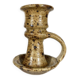 G.Tiffoche stoneware candlestick