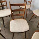 Set of 8 Hiller bistro chairs