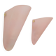 Vintage Triangular Conical Wall Sconces in Pink Frosted Glass from Lumal-It, 1990s, Set of 2