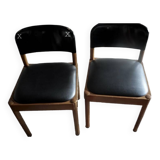 Pair of Piarotto chairs Italy vintage 1980 design vintage chairs furniture