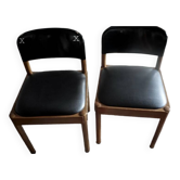 Paire de chaises Piarotto Italie vintage 1980 design vintage chairs furniture