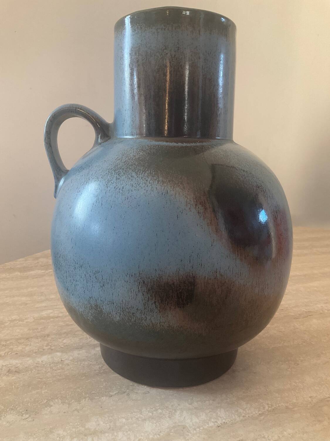 Large glazed ceramic vase