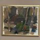 Swedish Oil on Panel“Composition” by Nils Folke Knafve –Vintage & Framed