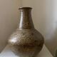 Grand vase pied de lampe grès 1970 vintage