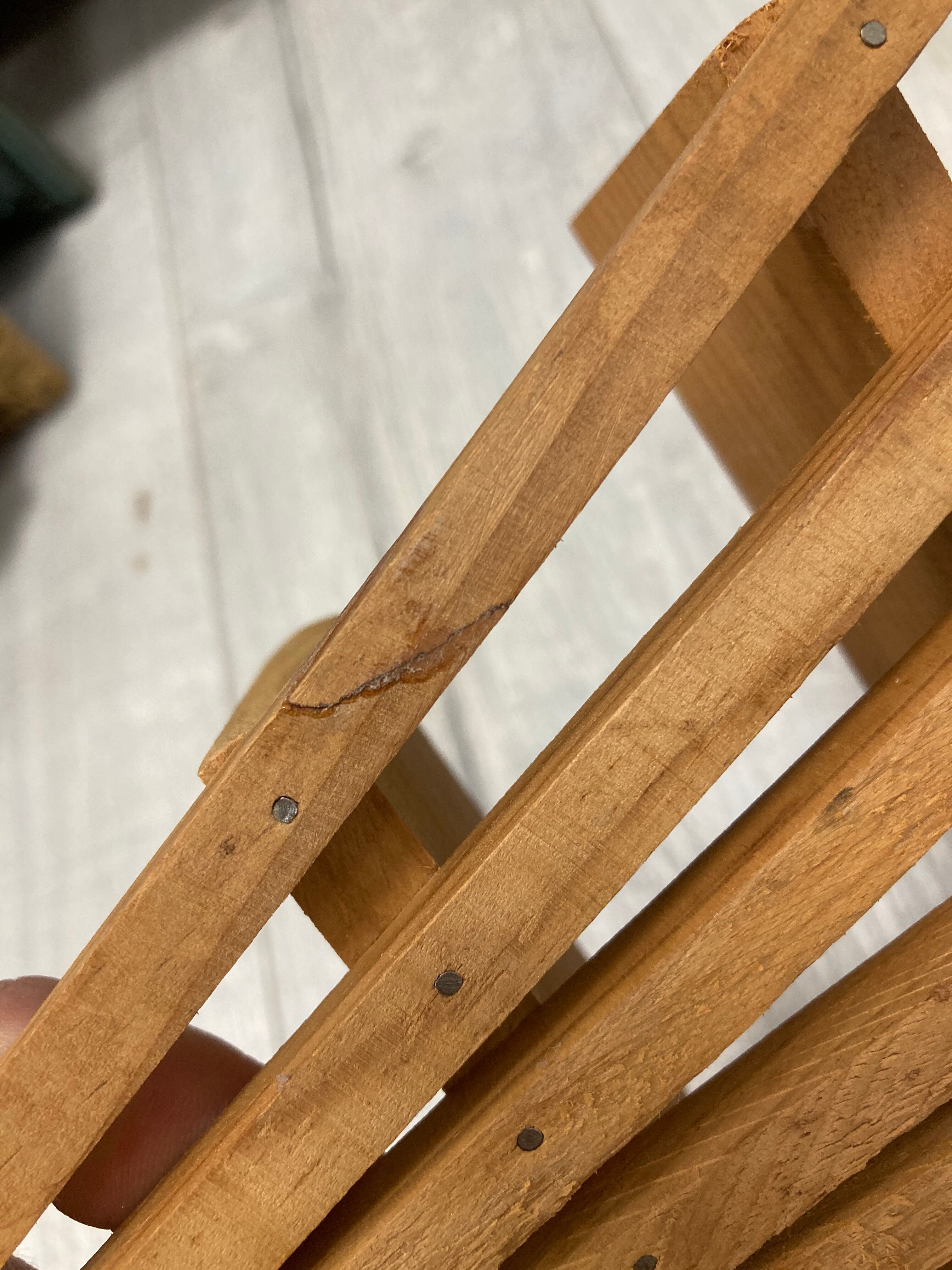 Pair of vintage wall shelves