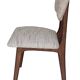 Butterfly Mid-Century dining chair in Peony cotton, Poland, 1960s