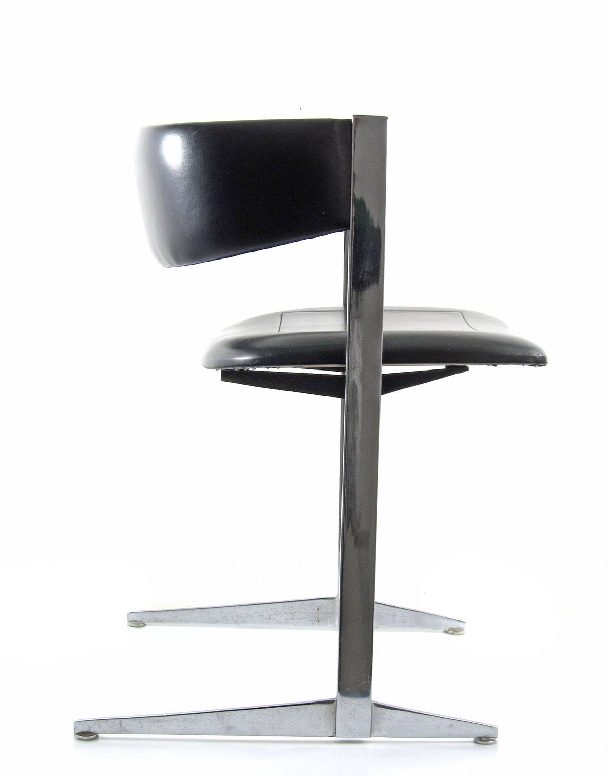 Sixties chrome vintage dining chairs