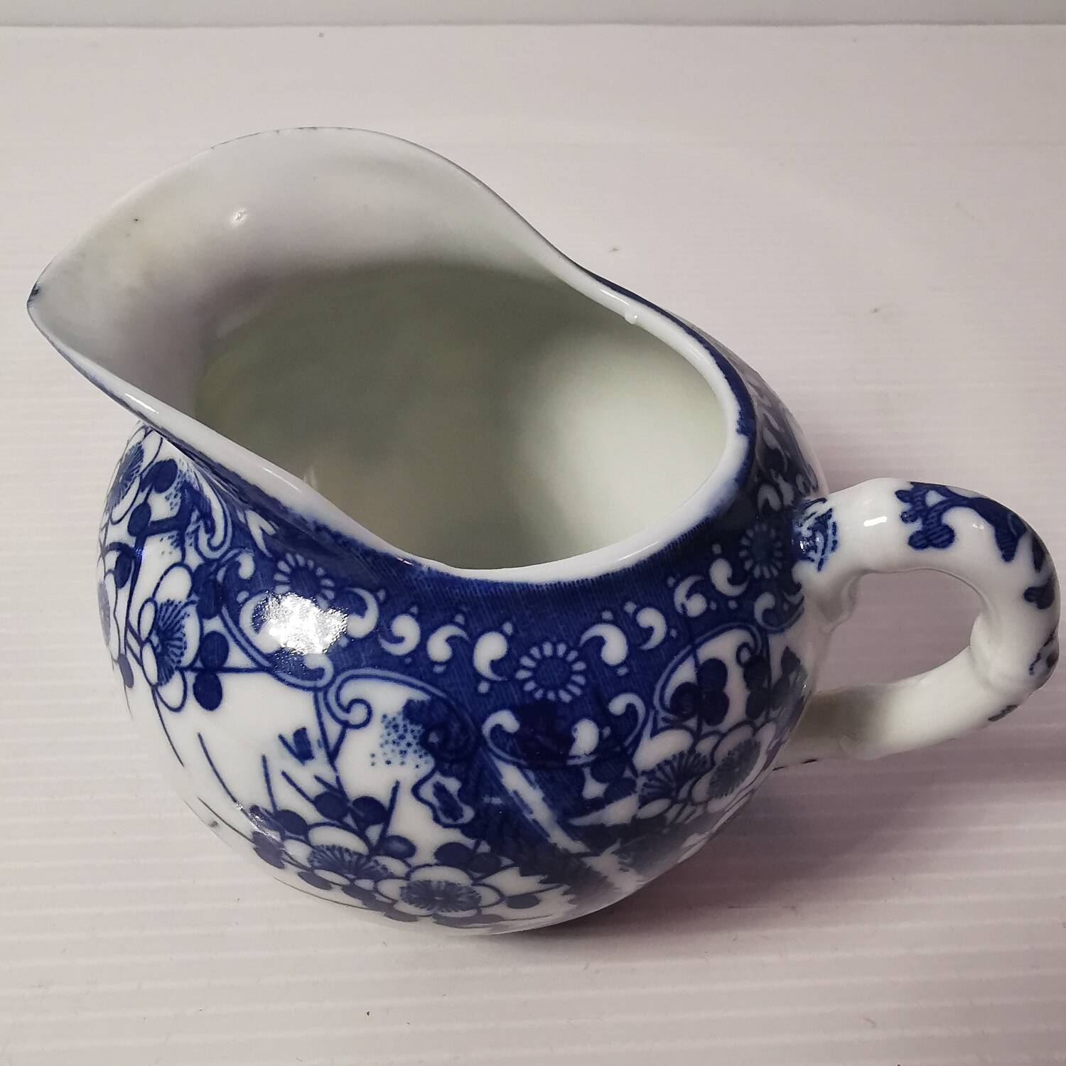 Ensemble japonais thé / café. 24 pièces au total bleu cobalt vintage