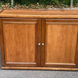 Scandinavian 2-door wooden sideboard chest of drawers 125cm