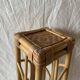Plant holder or vintage saddle in bamboo and rattan