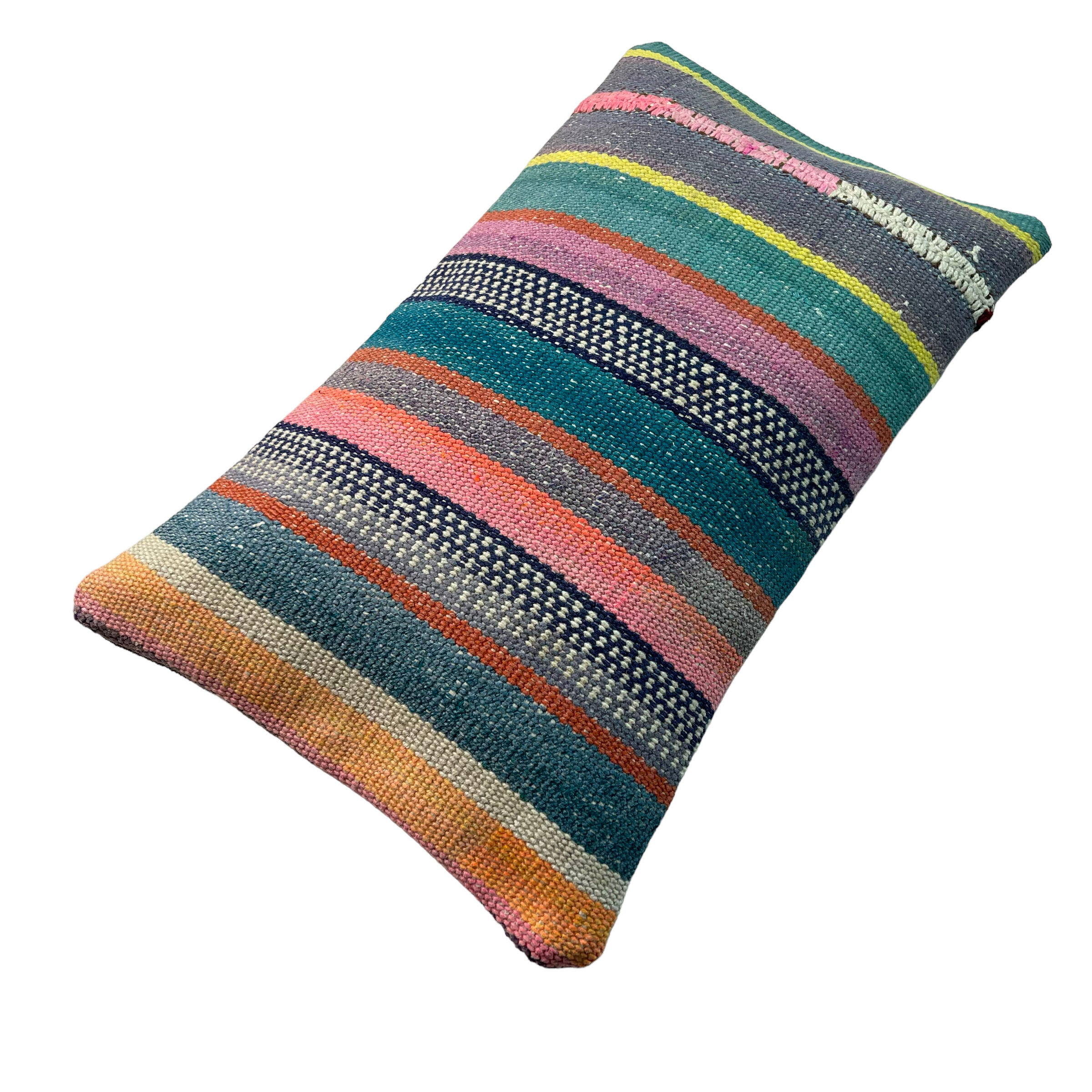 Vintage turkish handmade cushion cover , 30 x 50 cm