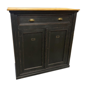 Black patinated parisian buffet