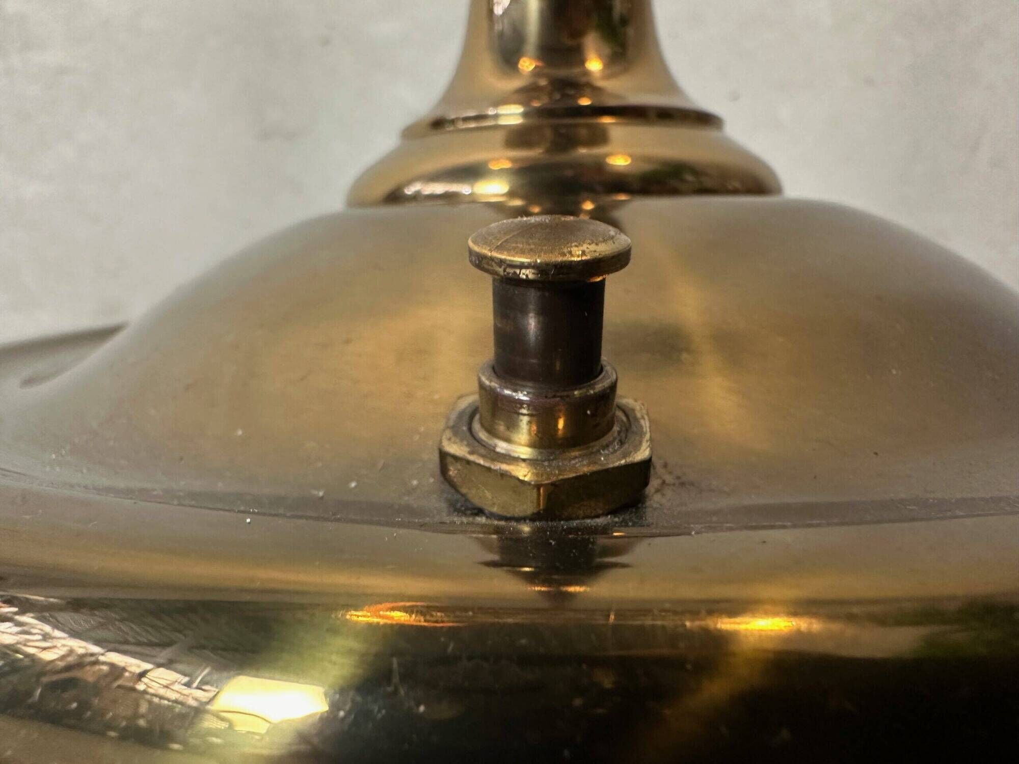 Vintage brass floor lamp