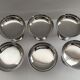 Set of 6 silver ice glasses