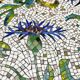 Amazing Wrought Iron Handmade Mosaic Coffee Table - France 1960's