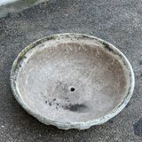 Jardinière coupe à fleurs pot ancien en pierre