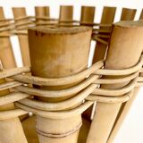 Bamboo and rattan pot cover