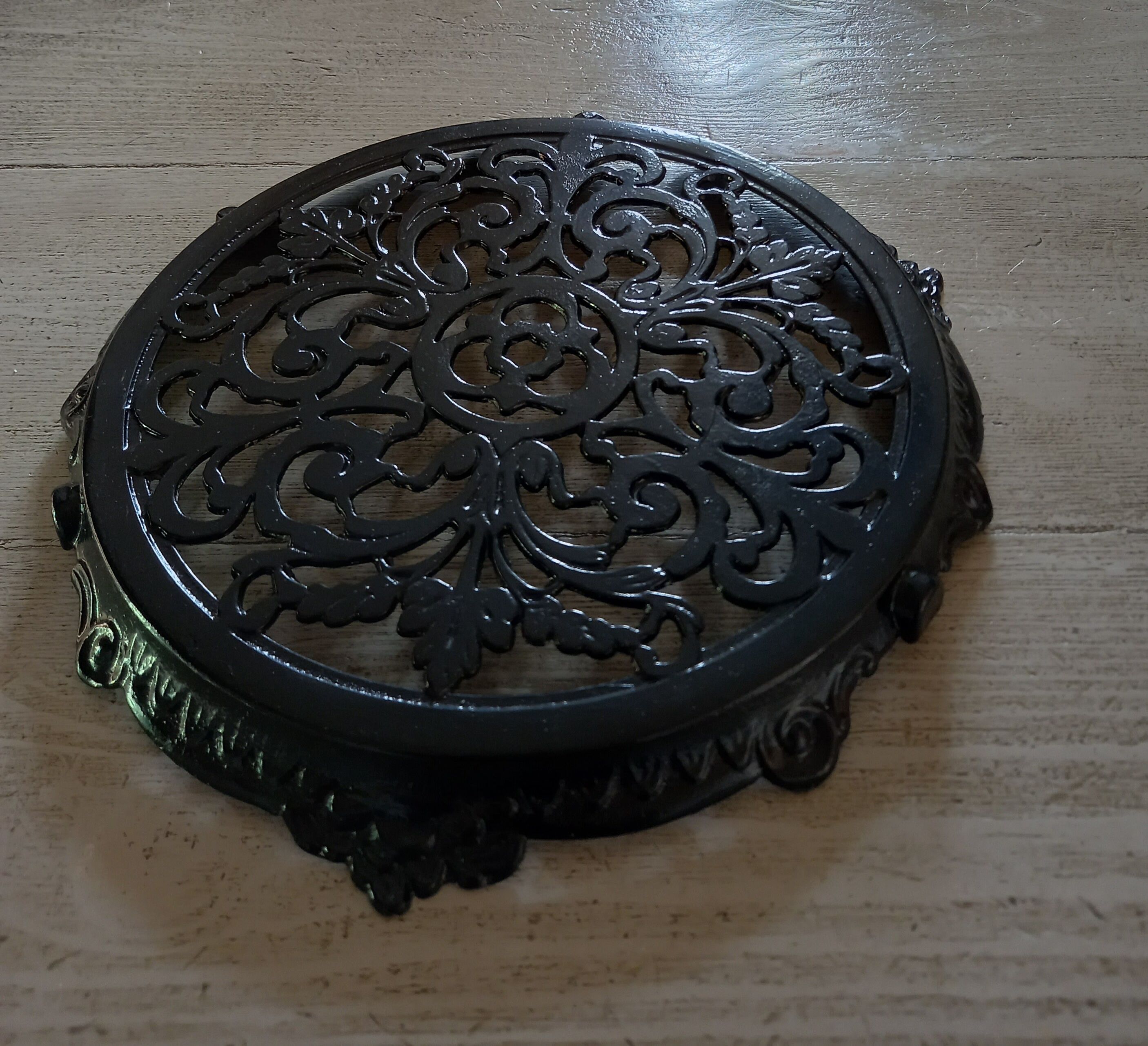 Vintage brass table mat