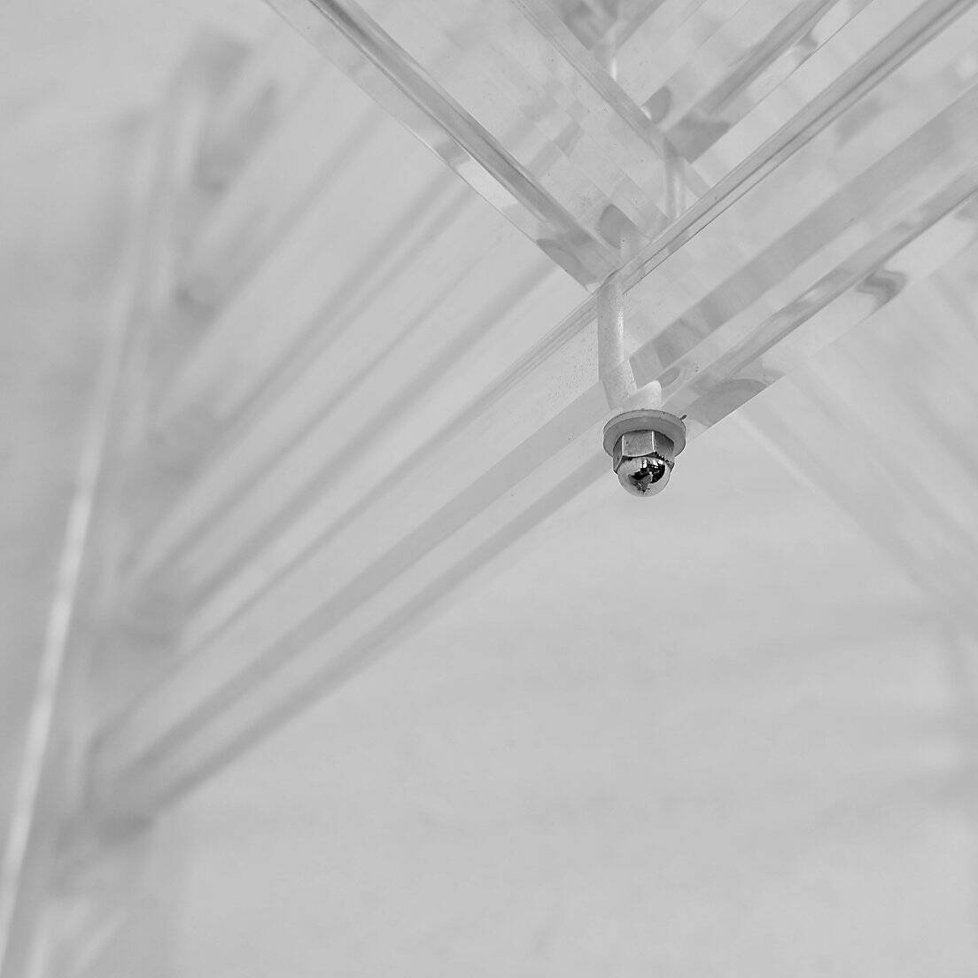 "Transparency" collection By David Lange "Dagobert" Curule seat - 1970s