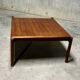 Table basse en teck scandinave années 60