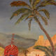 Oriental painting 1949 R.Pécoux Oasis