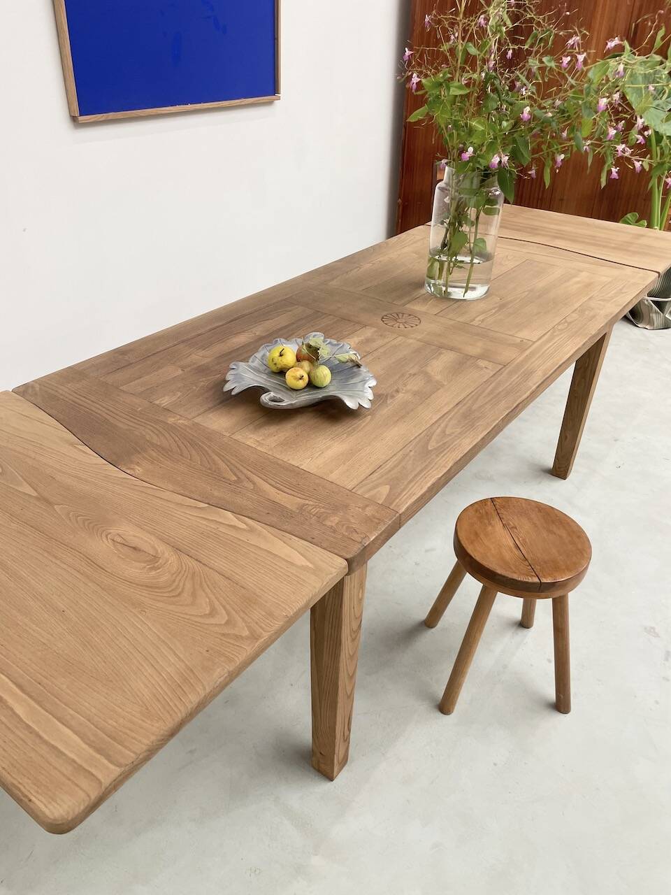 Oak farmhouse table 270 cm with extensions