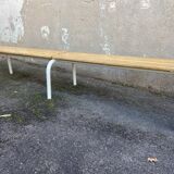 Industrial children's school bench mullca 1960s