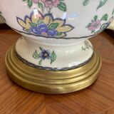 Porcelain and brass lamp base H 41cm