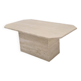 Rectangle Travertine Coffee or Side Table, Italy 1980s