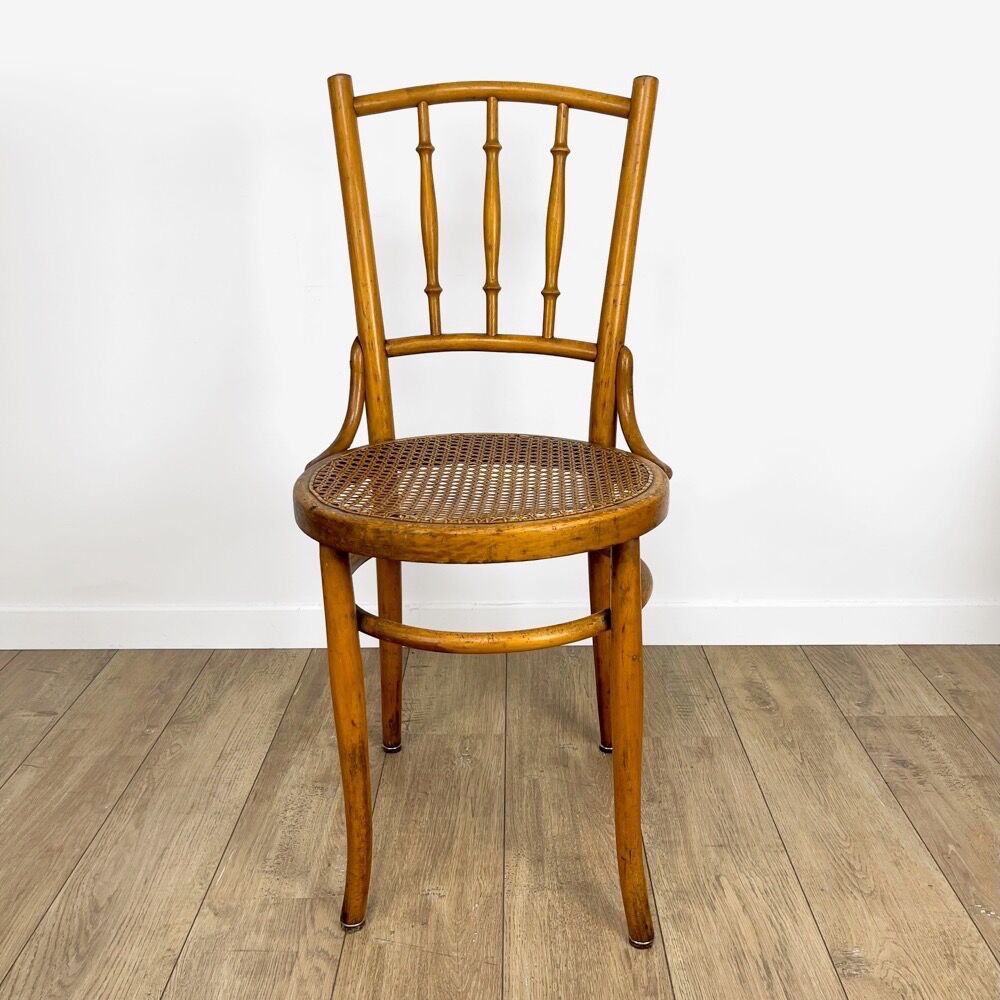 Pair of chairs bistro tanned Mundus Ungvar Ungarn 1900