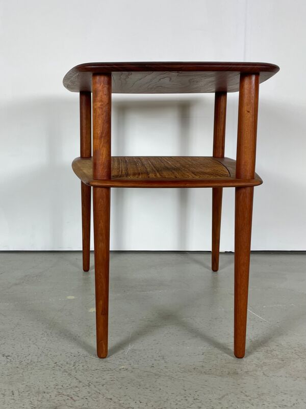 Table basse en teck danois par Peter Hvidt France & Son 60s
