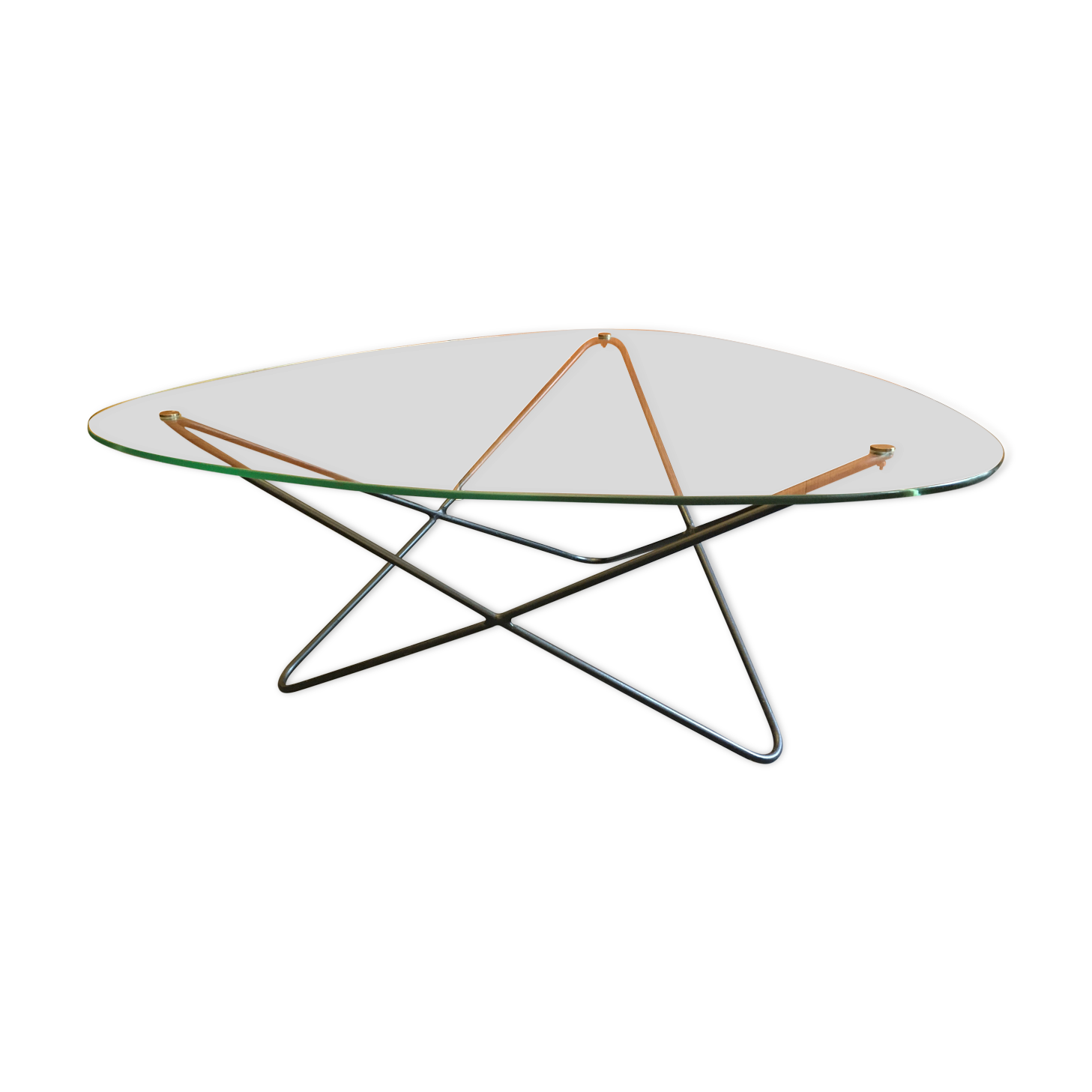 Table basse Jasmin, de F.Lasbleiz, Airborne, circa 1950